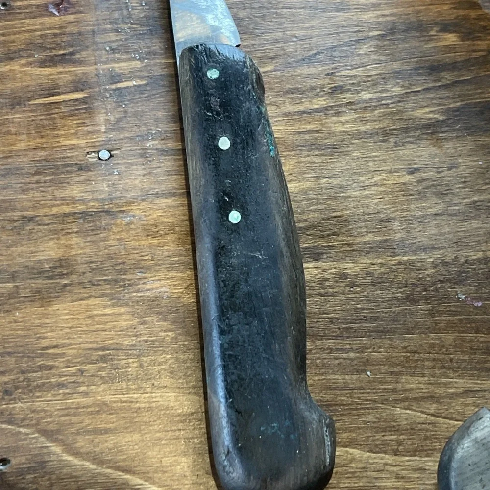Antique J A Henckels Twinworks Germany Carbon Steel 5 1/2‎ Chef Knife Butcher